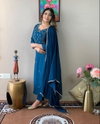 Kajal By Nsf Cotton Blend Kurta With Pant Dupatta Set Wholesale In India
